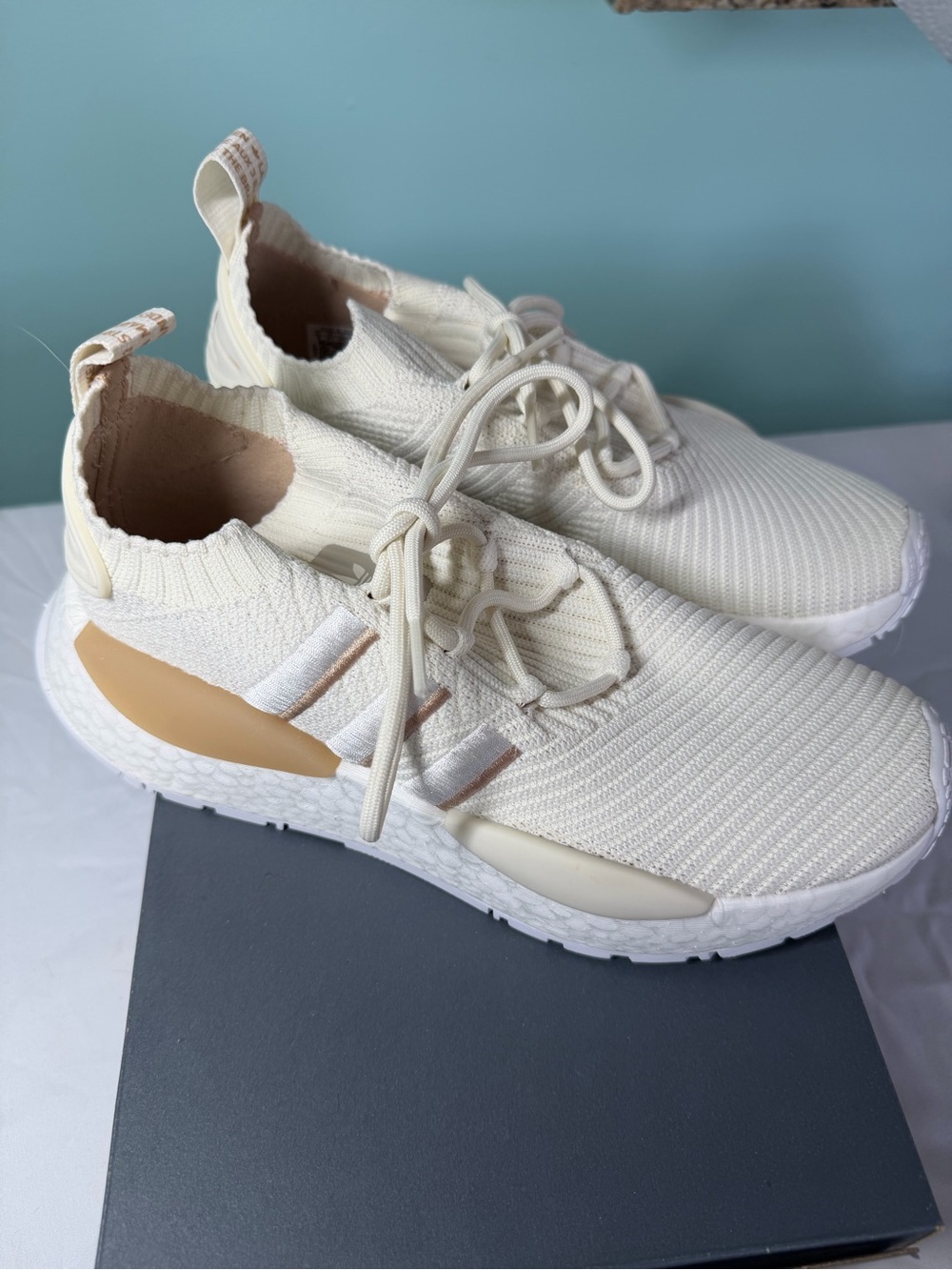 adidas NMD W1 Off White Wonder Beige (Women's) NEW size 8 excellent condition